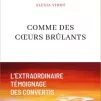 Couverture du livre Comme des coeurs brulants, et photo Alixia Vidot