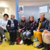  de gch. à droite Cathie Durand (Brin de soleil), Marie-Paule, Yvan, Laurence, Isabelle Thiard (Lire pour en sortir) et Joëlle (Brin de soleil)