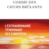 Couverture du livre "Comme des cœurs brulants"