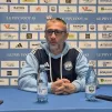 Le coach du Puy Foot 43, Stéphane Dief, est satisfait du début de saison mais ne veut pas relâcher la pression. © RCF Haute-Loire.