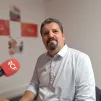 David Nakache dans le studio de RCF à Nice