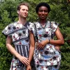 Collection de la marque ESLAN portée par 2 mannequins