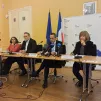 De gauche à droite : Laurent Flament, Emmanuel Cayron et Catherine Léonidas se sont voulus rassurants à propos du chantier de dépollution. ©RCF17
