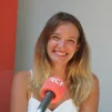 Enola Colorado dans le studio de RCF à Nice