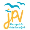 Vivre après le décès d'un enfant. Logo JPV avec de goélands.