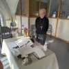 Monseigneur Houssiau dans la chapelle de la résidence du Balloir à Liège © RCF Liège, Ralph Schmeder