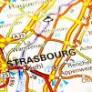 Une partie de la carte de l'Alsace