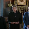 Mgr Eric de Moulins-Beaufort, Pasteur Christian Krieger, Métropolite Dimitrios ©Corinne SIMON / Hans Lucas