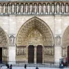 Façade de la cathédrale Notre Dame de Paris