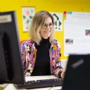 Nadège Guillois est l'une des cinq référentes Parcours de santé à l'AFM Téléthon Bretagne ©simonbourcier.com