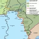 Carte de la ligne de démarcation dans le Jura