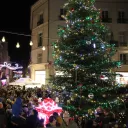 Le centre-ville de Dole à Noël