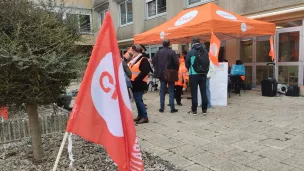 Ce lundi 4 novembre, la CFDT lançait un appel à la grève dans les Ehpads d'Ille-et-Vilaine ©RCF Alpha