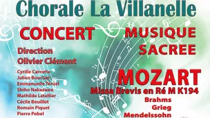 affiche concert La Villanelle