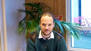 Xavier de Bénazé, jésuite, et coordinateur du projet © RCF Lyon