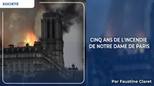 Cinq ans de lincendie de notre dame de paris