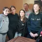 Les élèves du collège Sainte-Anne qui ont pu assister aux Jeux Paralympiques, accompagnées de leur enseignant