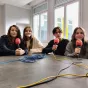 Lou-Anne, Emilie, Louka et Perrine, élèves au lycée Jeanne-d'Arc de Rennes © RCF Alpha