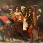 Tableau : Joueurs surpris par la Mort Ecole italienne, début du 17e siècle (1869.1.6)