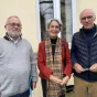 Diaconat permanent avec  Jacques Delcourt et Luc Tielemans, ainsi que Térèse-Marie Bernard, épouse de diacre
