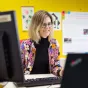 Nadège Guillois est l'une des cinq référentes Parcours de santé à l'AFM Téléthon Bretagne ©simonbourcier.com