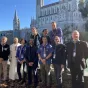 Les scouts à Lourdes avec les évêques ©CEF