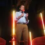 Nicolas d'Hueppe, à l'occasion du diner de gala organisé par RCF Anjou