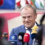 Donald Tusk, premier ministre polonais, lors du Conseil européen du 27 juin 2024 à Bruxelles. 