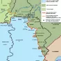 Carte de la ligne de démarcation dans le Jura
