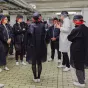 La visite de l'usine Bel de Lons-le-Saunier par son directeur Yann Wederich