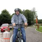 L'Abbé Albert Brodel à vélo