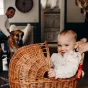 Rosie et ses parents se font régulièrement photographier. 