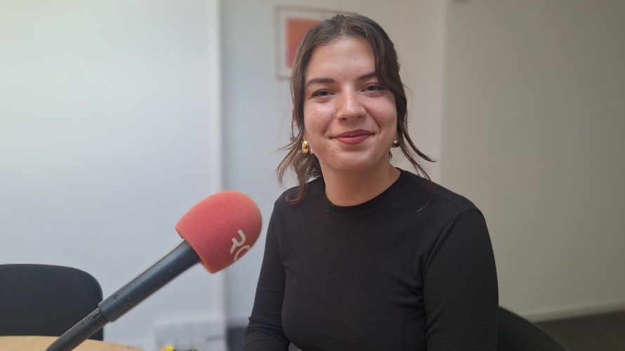 Siam Spencer dans le studio de RCF à Nice