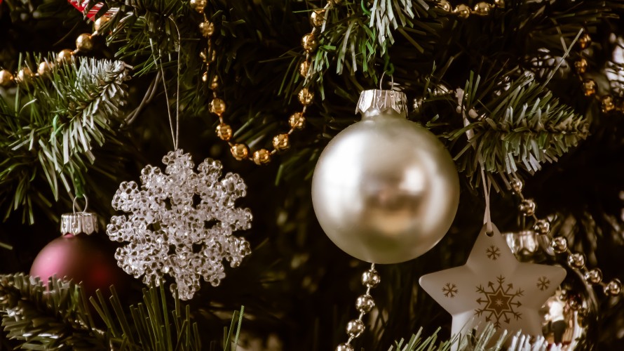 Photo zoom sapin de Noël